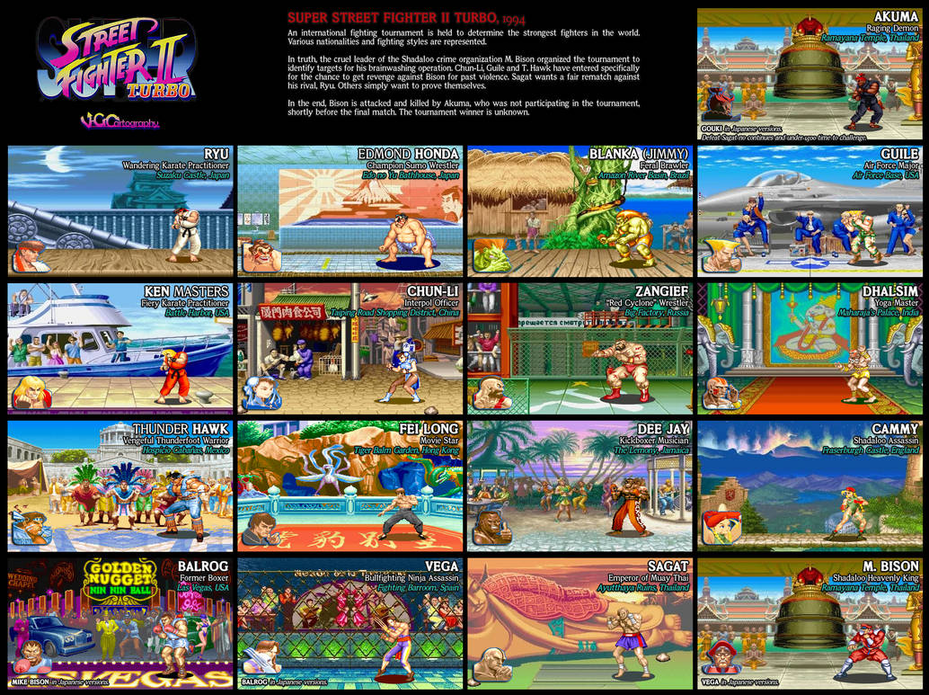 Fatal Fury  Fighters and Stages by VGCartography on DeviantArt