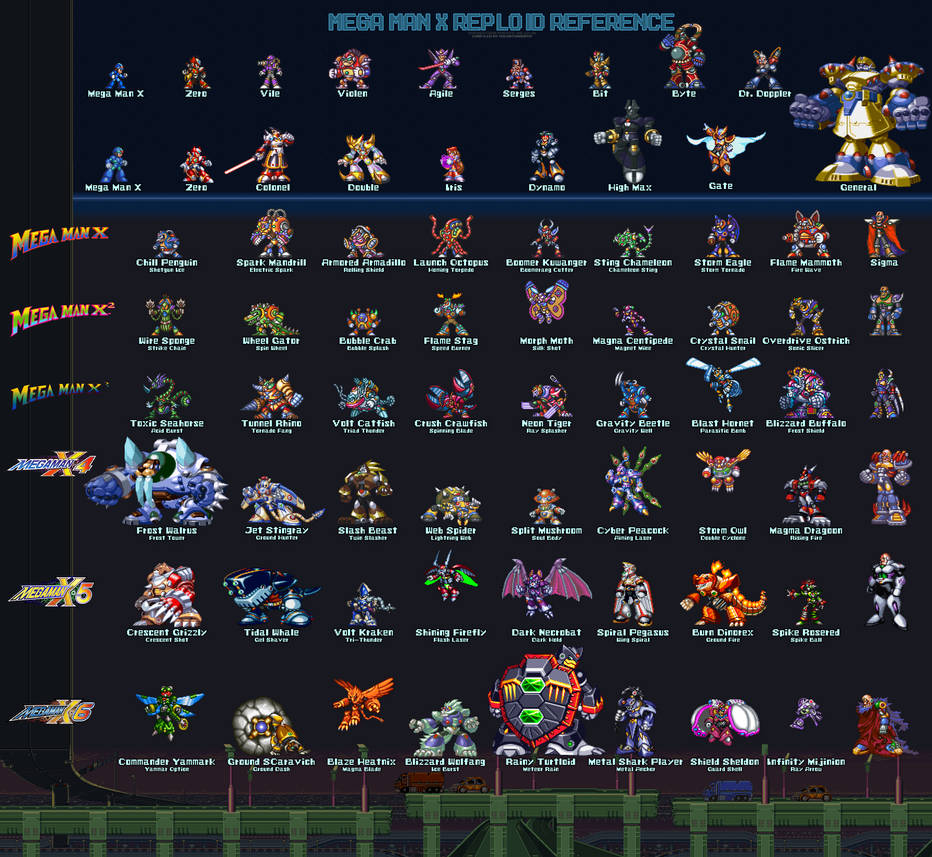 Mega Man X | Reploid Reference by VGCartography on DeviantArt