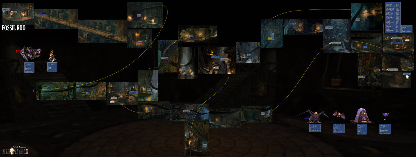 5d Roo Map Final Fantasy IX | Fossil Roo Map by VGCartography on DeviantArt