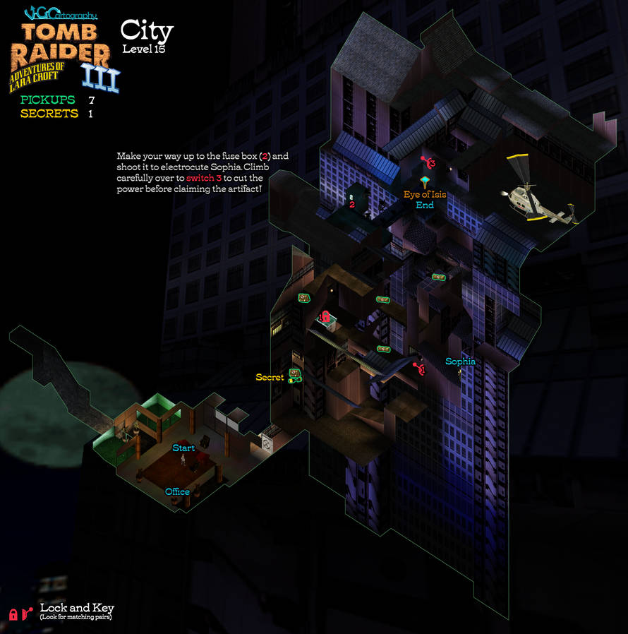 Tomb Raider III | City Map by VGCartography on DeviantArt
