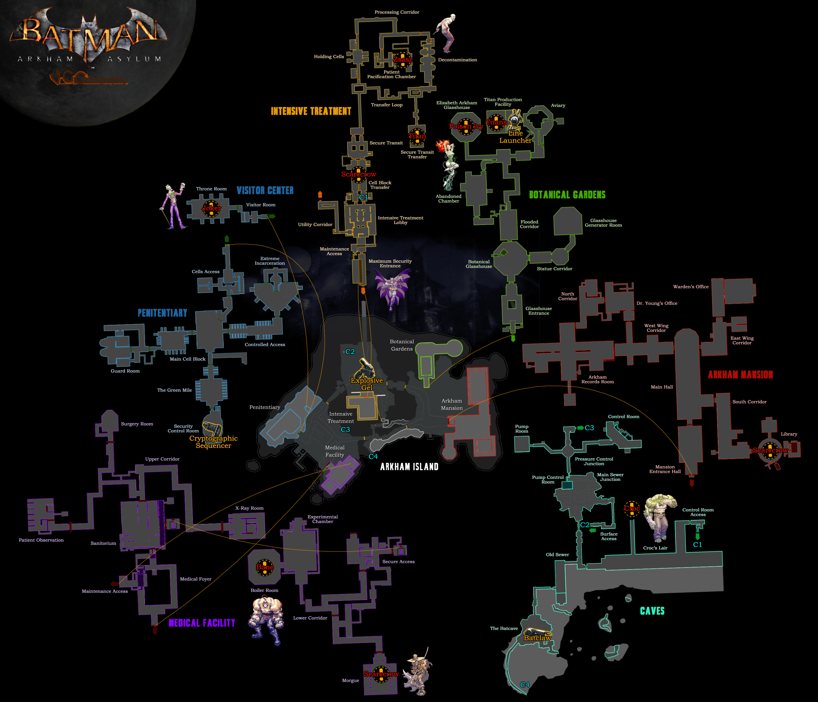 Batman: Arkham City iOS map app released