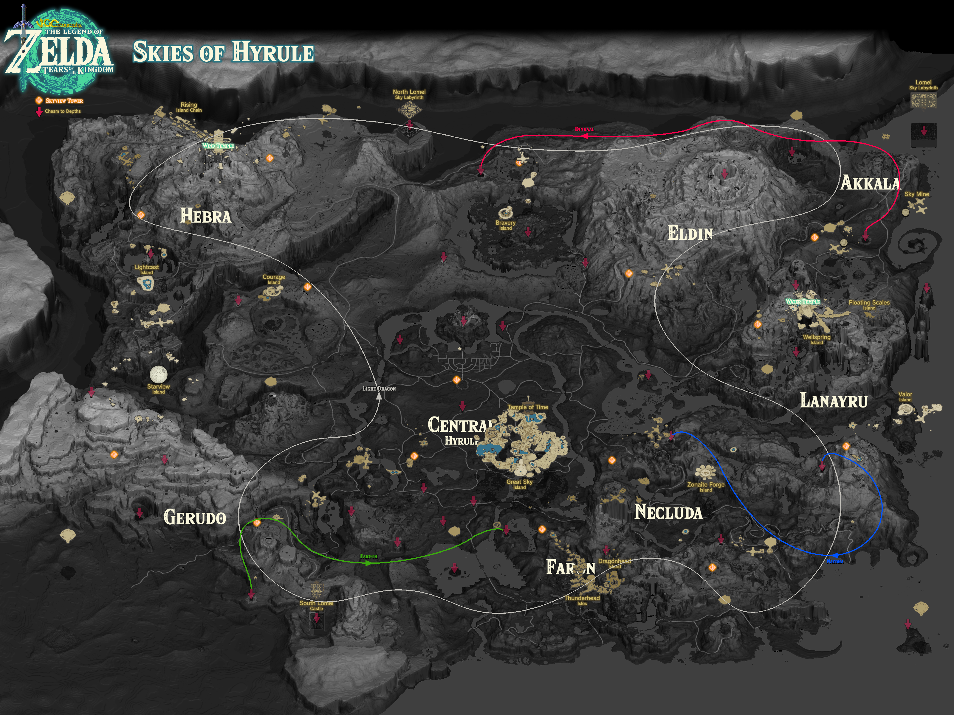 Zelda: Tears of the Kingdom Map Size Compared To BOTW