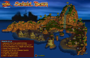 Jak and Daxter | Sentinel Beach Map