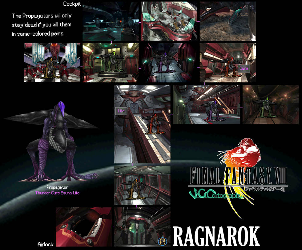 Final Fantasy VIII | Ragnarok Map by VGCartography on DeviantArt
