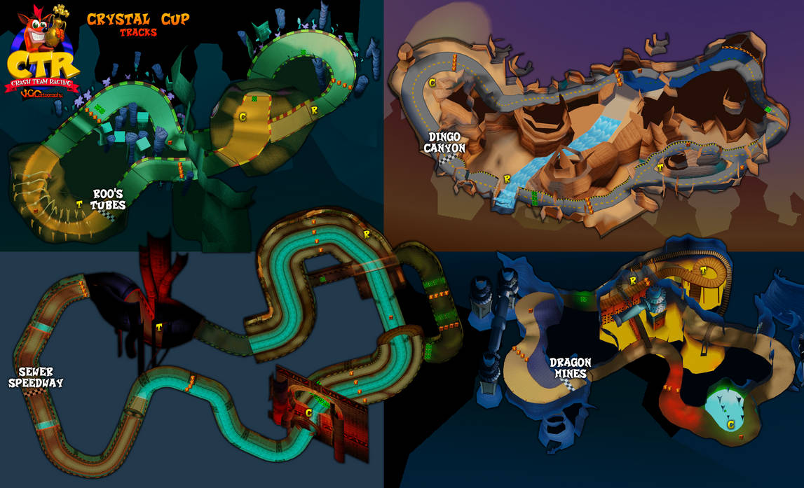 Q Racing Purga Map Crash Team Racing | Crystal Cup Track Maps by VGCartography on DeviantArt