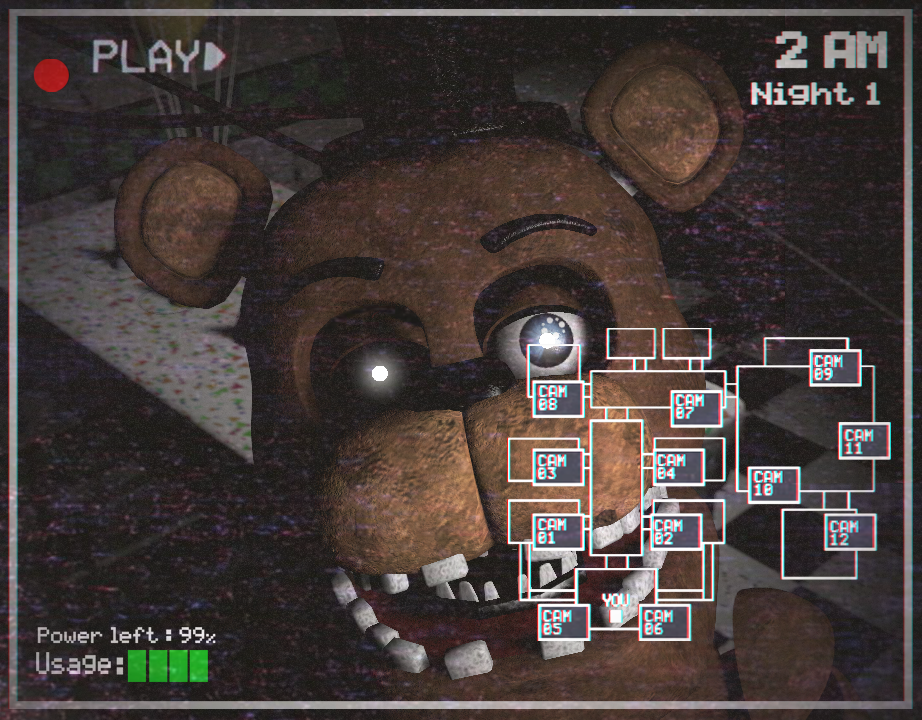 Five Nights at Freddy's camera template by KaleidonKep99 on DeviantArt