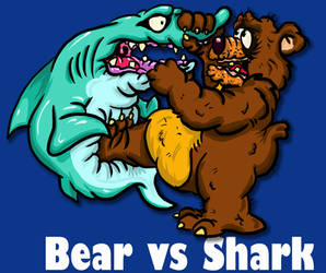 Bear vs Shark