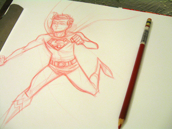 Superboy Sketch