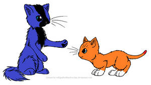 warriors: Bluepelt(Bluestar) and Firepaw(Firefur)