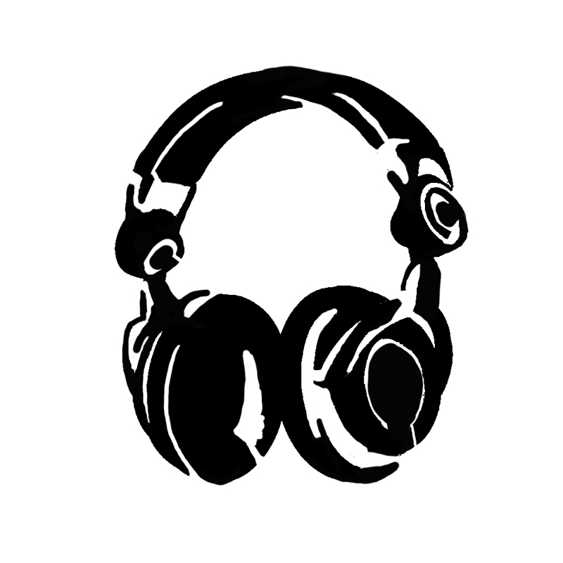 Headphone Stencil