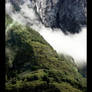 Foggy Mountainside