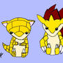 Sandshrew and Sandslash Chibi