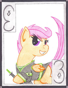 The Adventurous Three of Clubs: Scootaloo