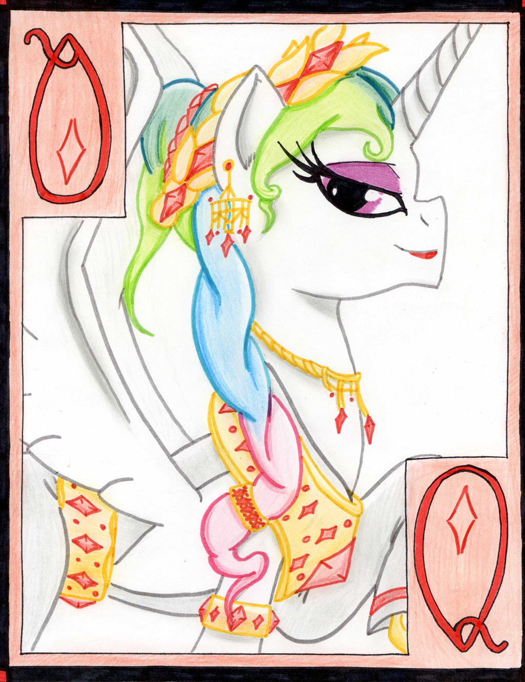 The Motherly Queen of Diamonds: Princess Celestia