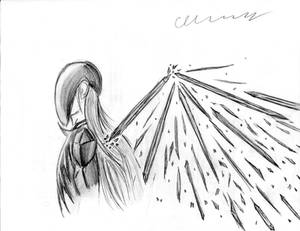 Obsidian Angel Doodle/Sketch by The1King