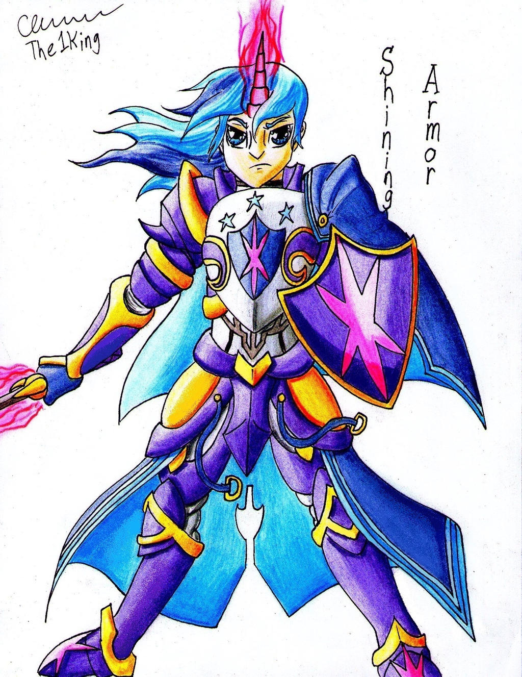 Crystal Knight Shining Armor by The1King on DeviantArt