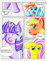 Fluttershy and the Rainbow Factory P. 140
