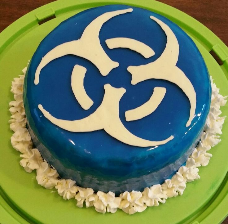 Biohazard Birthday Cake