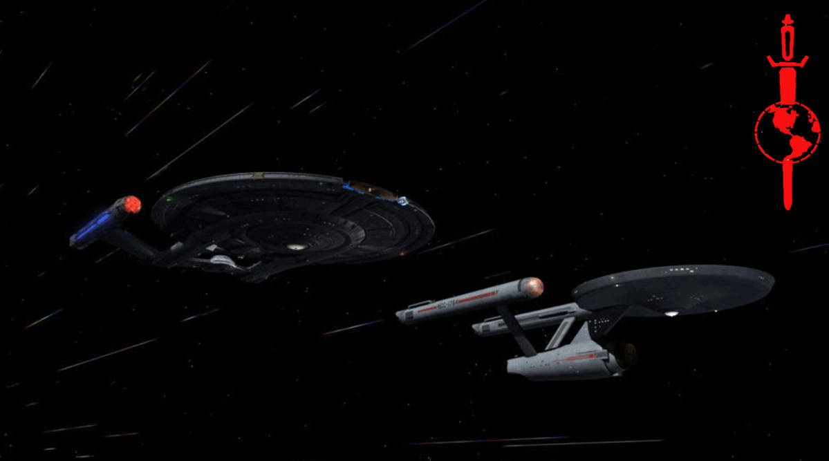 Mirror NX-01 with USS Defiant by Neeka-Keet on DeviantArt