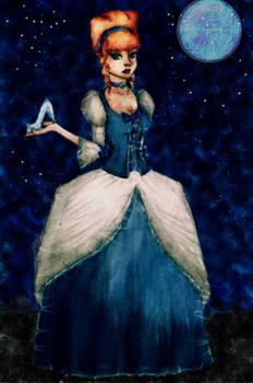 Cinderella Watercolor