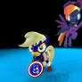 Mare-Do-Well and Captain Equestria