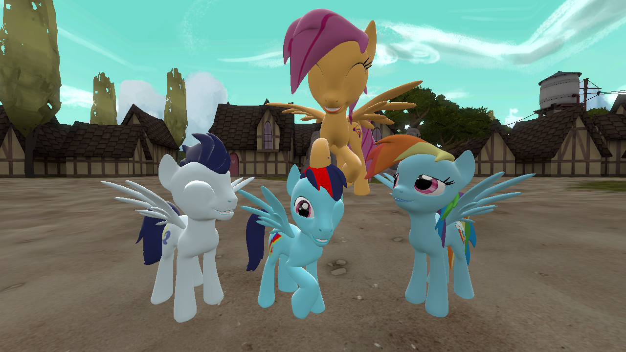 MLP Next Gen. Family - Rainbow Dash (SFM)