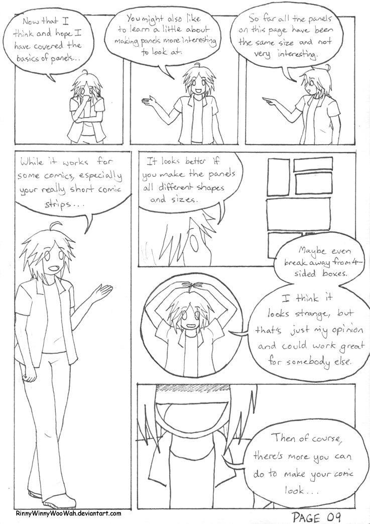 Comic Panelling Tutorial P.09 by RinnyWinnyWooWah on DeviantArt