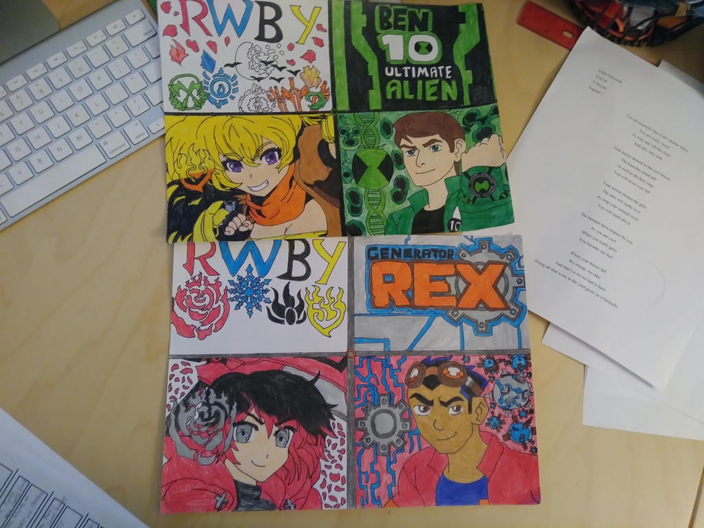 Deviantart Generator Rex Rwby RWBY X Ben 10: Ultimate Alien / Generator Rex by IceWrightisRight9000 ...