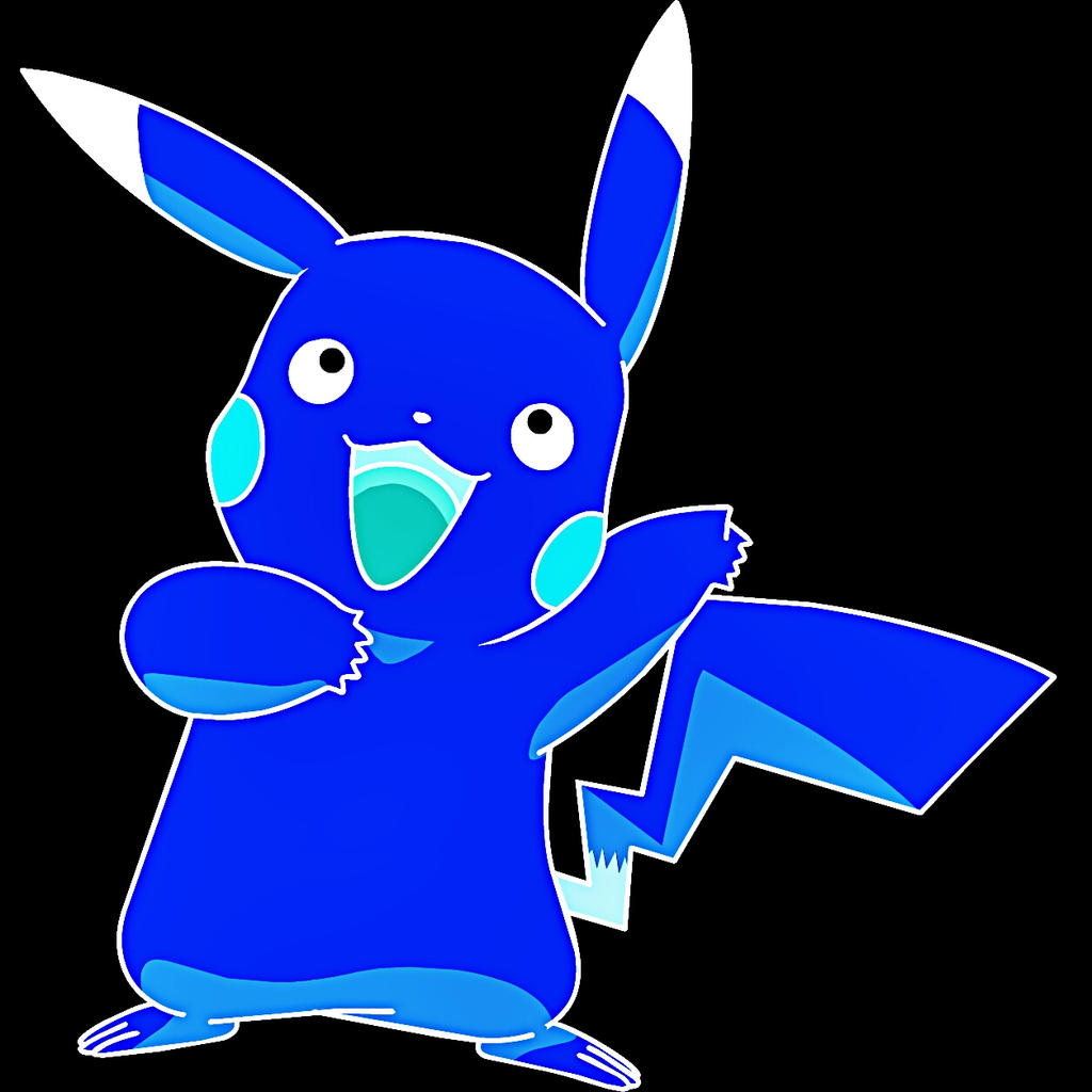 Defect Pikachu negative pikachu by DarkRaider17 on DeviantArt