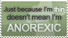 Anorexic stamp