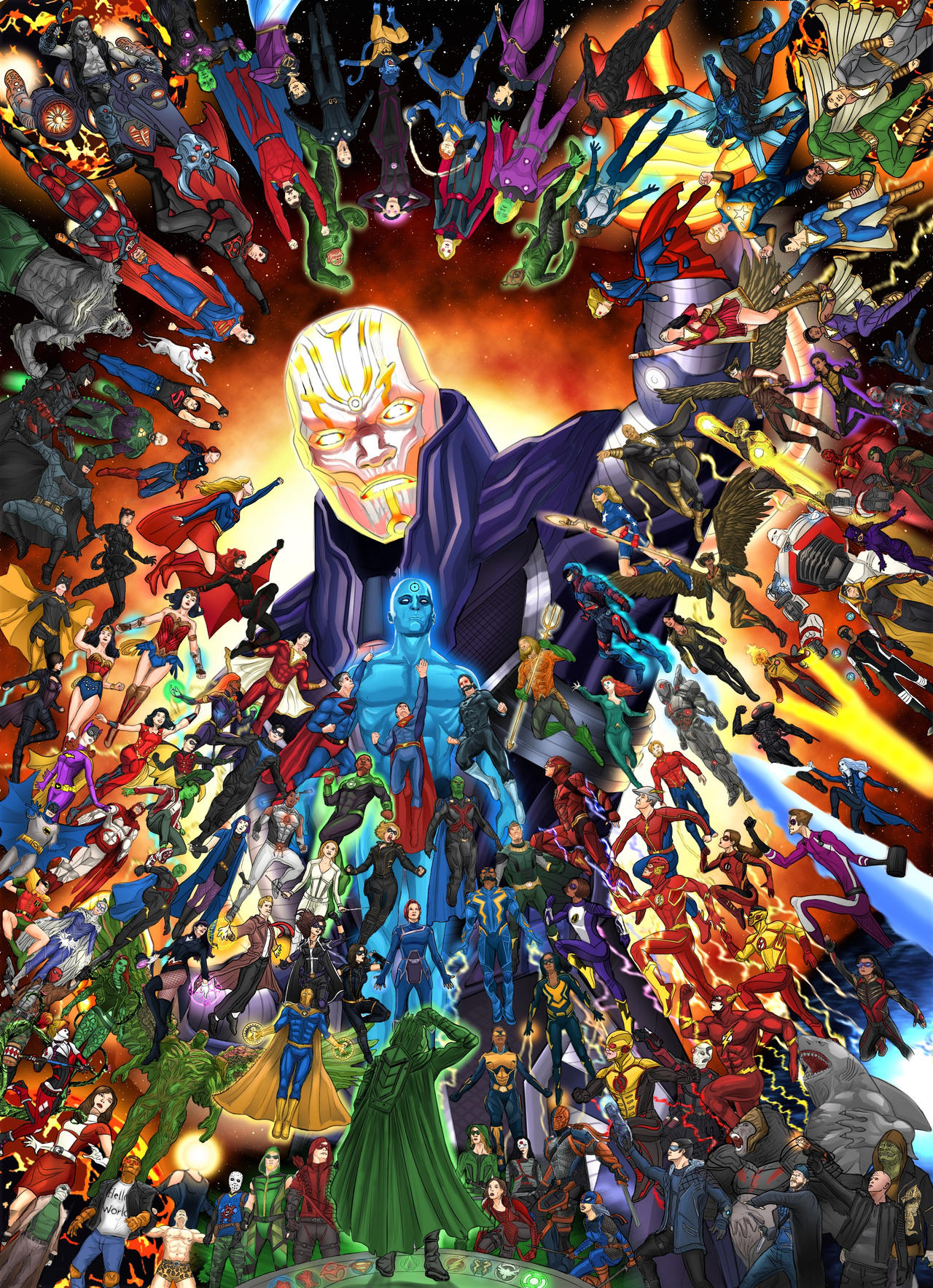 Crisis On Infinite Earth by JackNapierlauching on DeviantArt