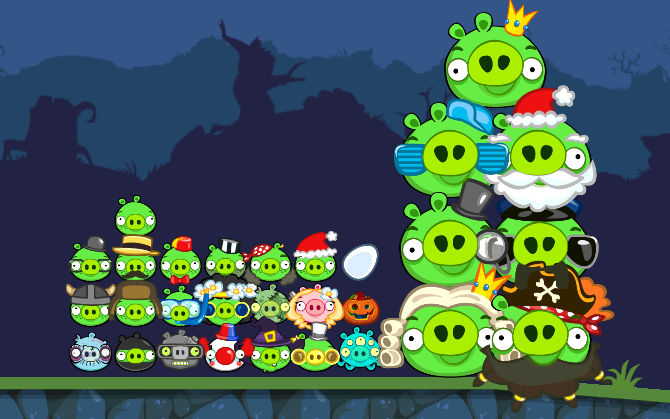 Bad Piggies All Pig Skins Feat Egg And Jack O By bad-piggies-all-pig-skins-feat-egg-and-jack-o-by