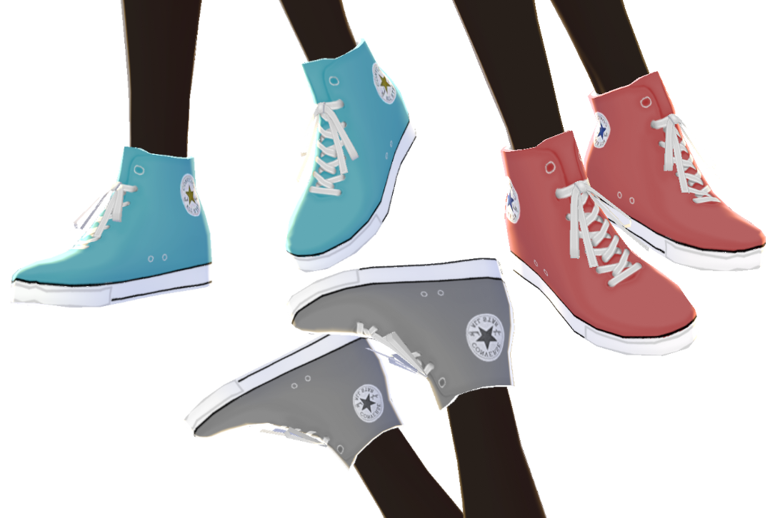 VROID Converse by AfroKittyPie on DeviantArt