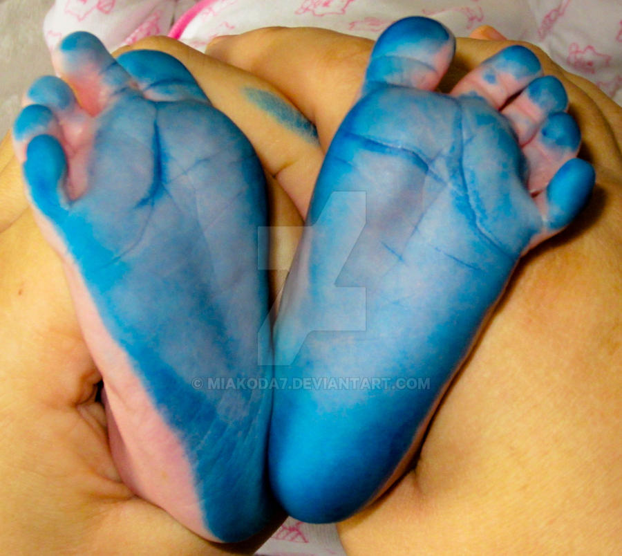 Blue feet