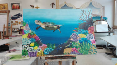 Tortoise painting