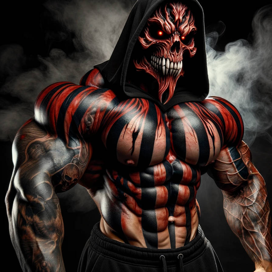 Hooded red demon 1 by Pursonite on DeviantArt