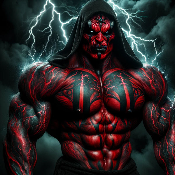 Hooded red demon 2 by Pursonite on DeviantArt