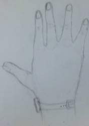 A hand.