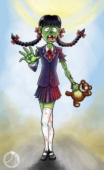 Cute little Zombie Girl