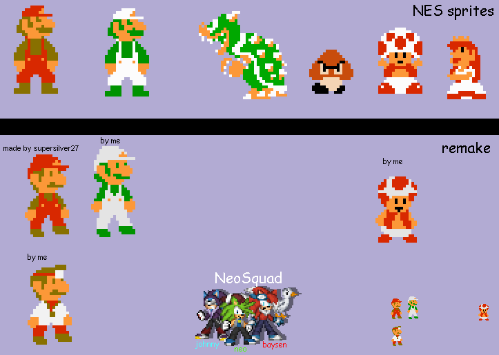 nes sprite remake by Neostriker02 on DeviantArt