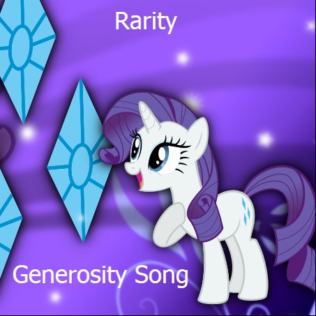 Generosity Rarity Mlp Rarity Generosity Song Album Cover by twidashfan1234 on DeviantArt