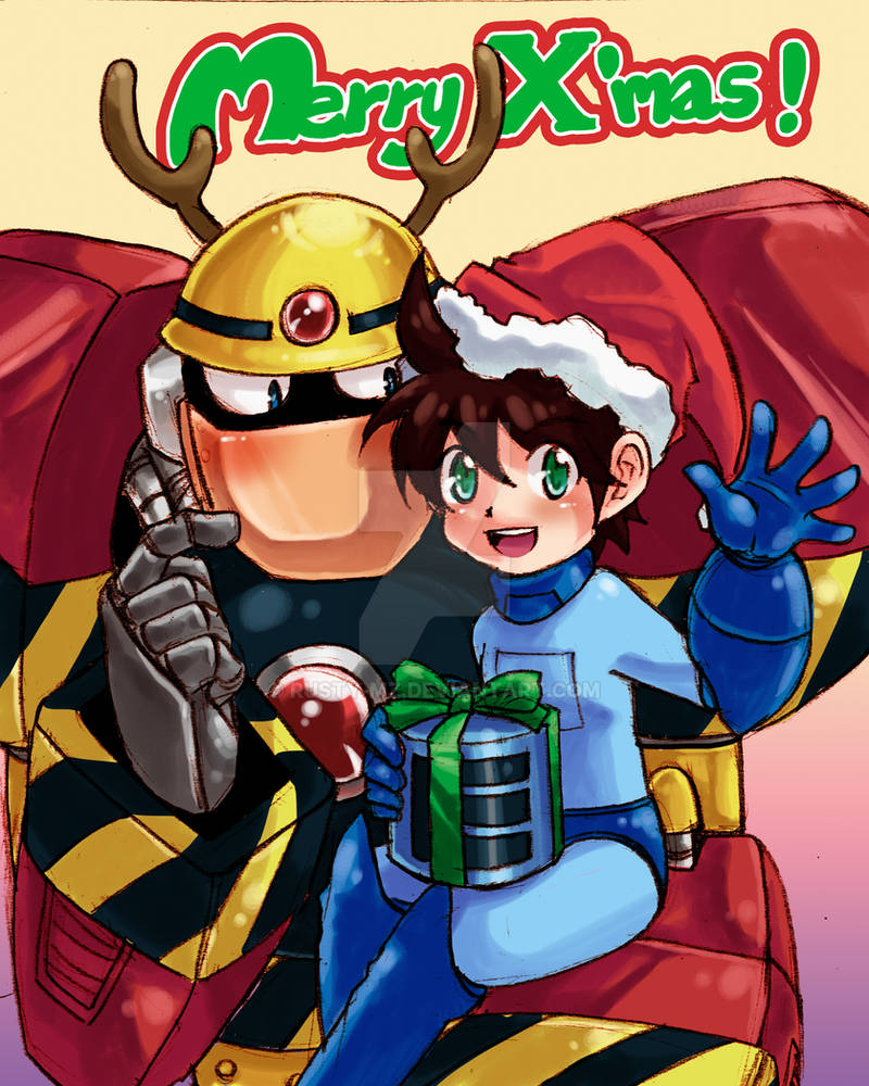 Robot Rumpus Secret Santa 2014: Gutsman - Rockman by Rusty-MZ on DeviantArt