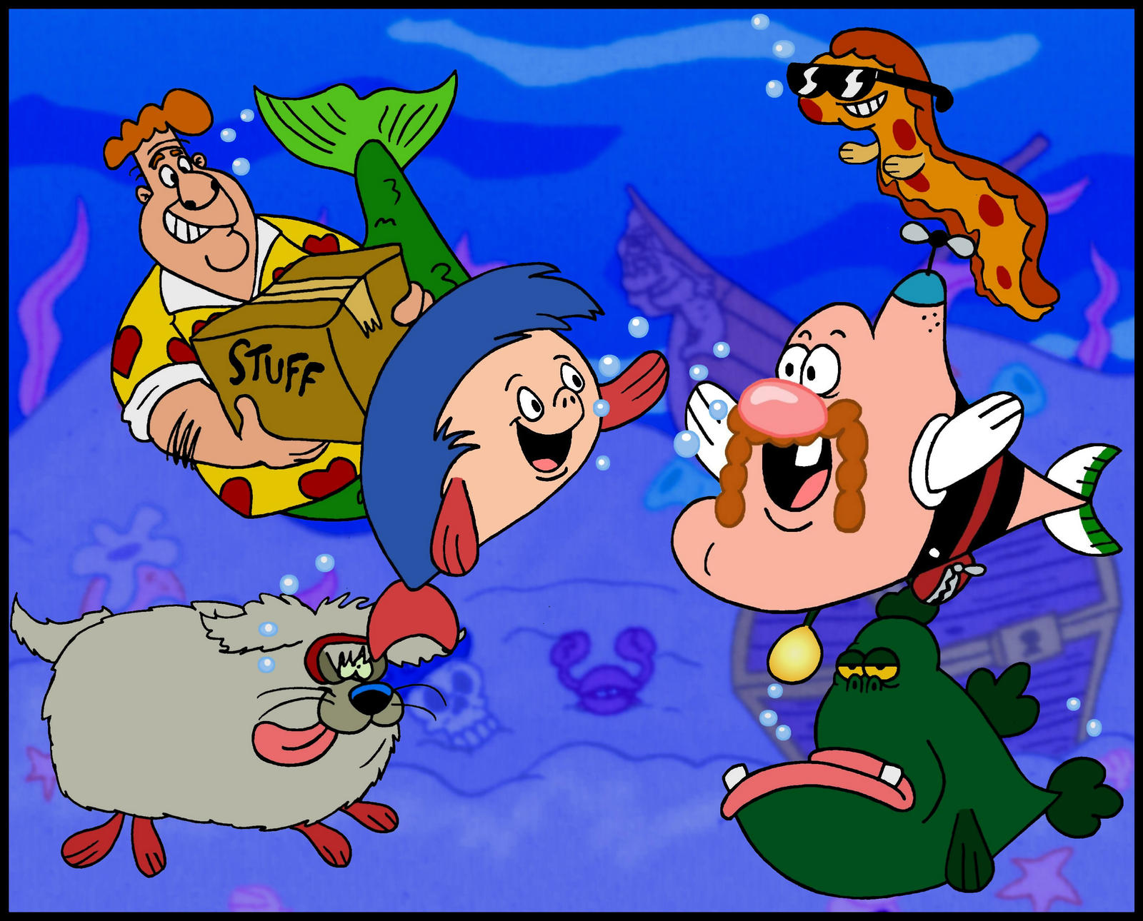 Underwater the Fish Don't Stink by mightyfilm on DeviantArt