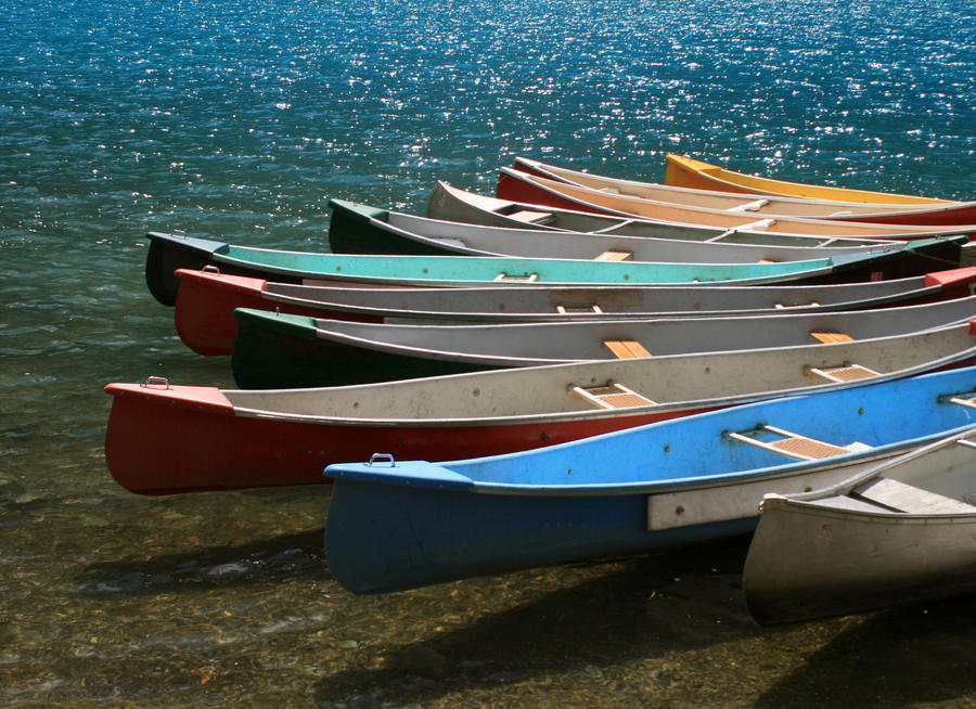 Coloful Canoes 8942047
