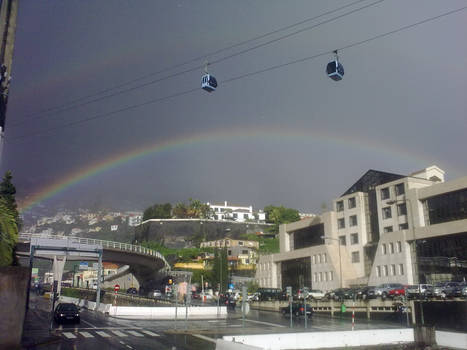 Landscape funchal arco-iris