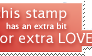 Extra Love Stamp