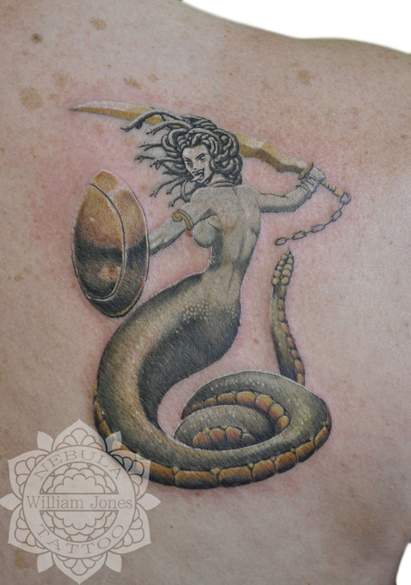 Medusa Tattoo by nebulatattoo on DeviantArt Medusa Tattoo by nebulatattoo on DeviantArt