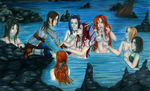 Seaside Meeting by Lyricanna