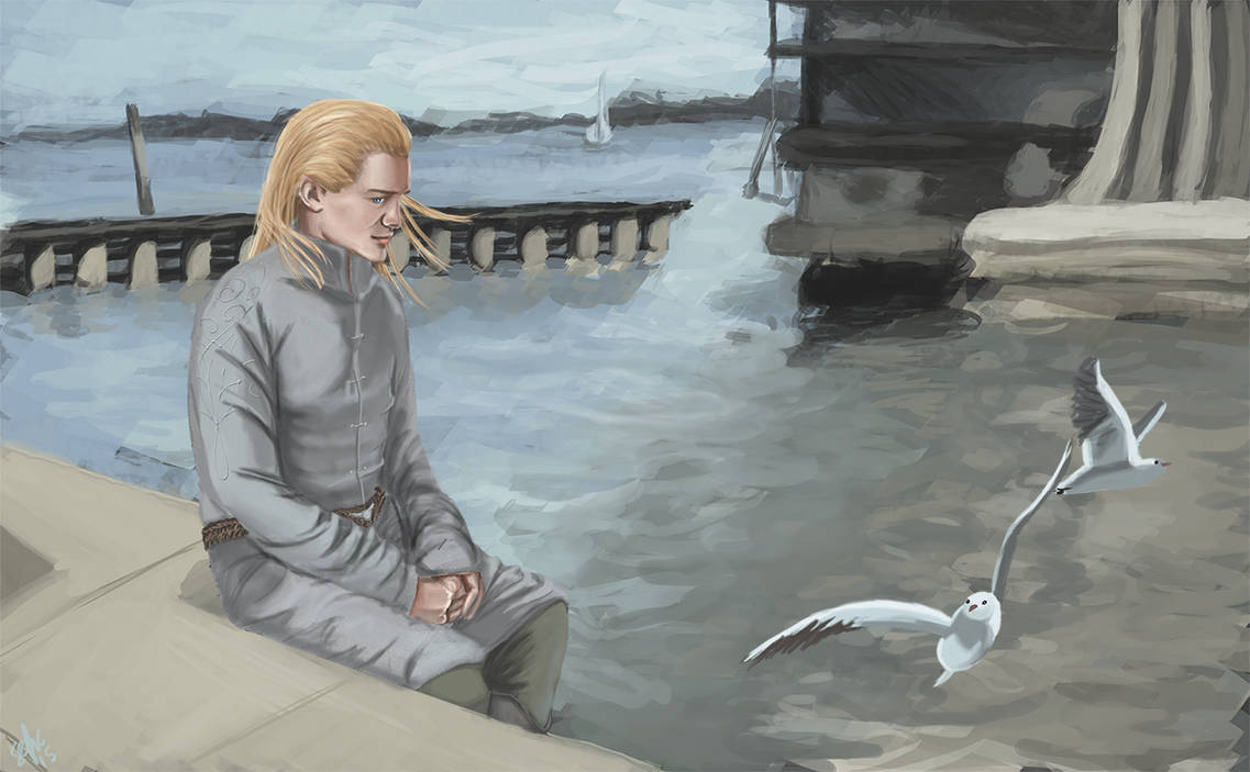 Art Trade: White Gulls of Pelargir by Sefikichi