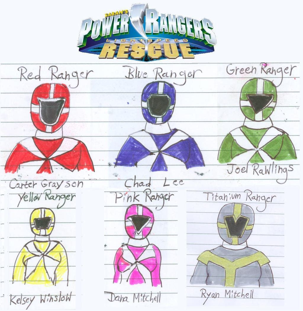 8. Power Rangers Lightspeed Rescue by omcgeachie on DeviantArt